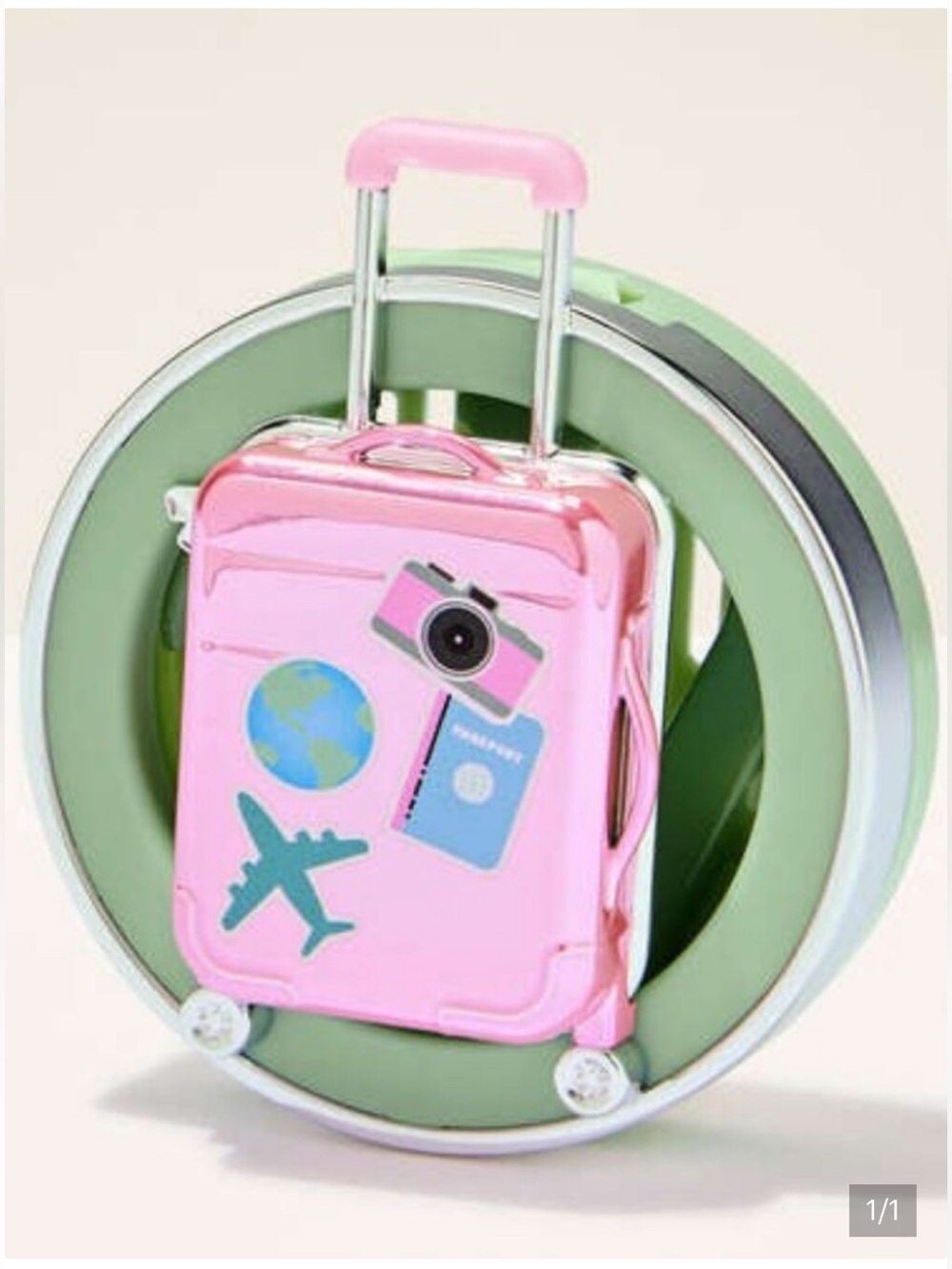 Bath & Body Works Pink & Green Suitcase Vent Clip